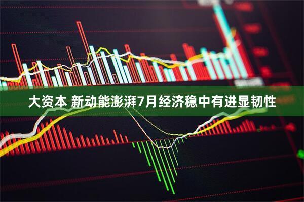 大资本 新动能澎湃7月经济稳中有进显韧性
