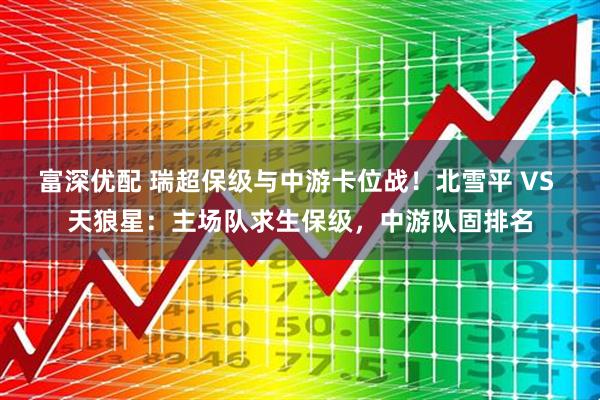 富深优配 瑞超保级与中游卡位战！北雪平 VS 天狼星：主场队求生保级，中游队固排名