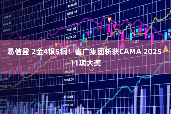 易信盈 2金4银5铜!省广集团斩获CAMA 2025 11项大奖