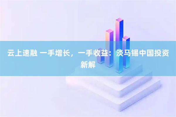 云上速融 一手增长，一手收益：淡马锡中国投资新解
